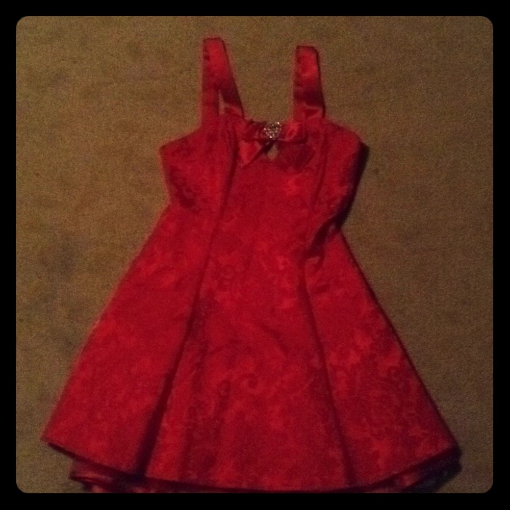 Red Vintage Prom Dress
